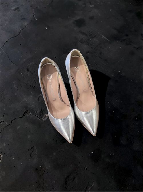 décolleté spillo in pelle DIVINE FOLLIE | 270ARGENTO